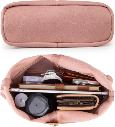 Vista 5 de Montana West Hobo Bags - Bolso para mujer, ultra suave, plegable, con monedero