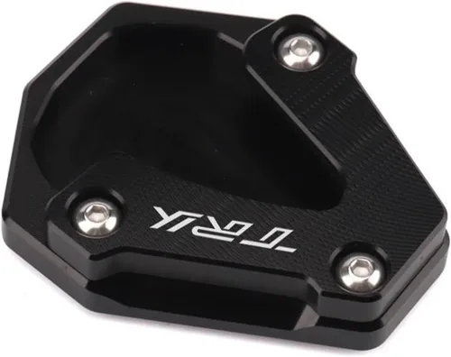 Vista 18 de Motorcycle Kickstand Extension Pad for Benelli TRK502 TRK 502 2020 2021 Foot Side Stand Support Plate Enlarger (Color : B Black)