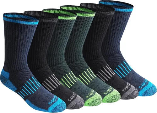 Vista 10 de Dickies Men's Dri-tech Original Moisture Control Crew Socks, Available in M-xxl (6, 12, 18 Pairs)