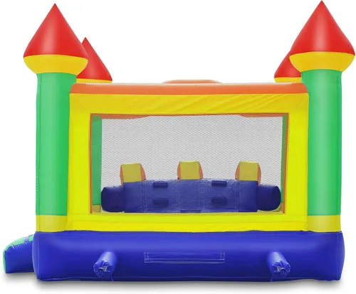 Vista 4 de Cloud 9 Castillo de doble diapositiva de grado comercial con soplador - gorila inflable 100% PVC 22' x 15