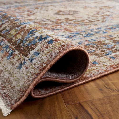Vista 6 de SAFAVIEH Bijar Collection - Alfombra decorativa de 2 pies 3 pulgadas x 4 pies, marfil y óxido, diseño oriental envejecido, no desprende pelusa