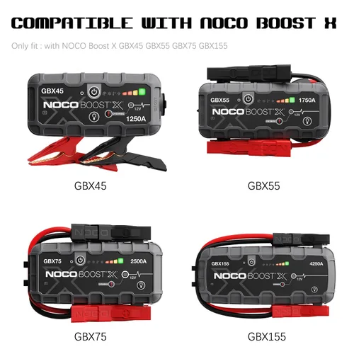 Vista 4 de Cable de carga compatible con NOCO Boost X GBX45 GBX55 GBX75 GBX155 Sport Battery Jump Starter Cable de alimentación (tipo USB-C, 5 pies)