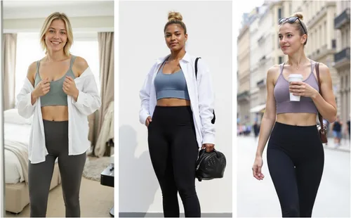Vista 5 de Sykooria Paquete de 3 brasieres deportivos con tiras para mujer, sexy, entrecruzado, para yoga, correr, atletismo, gimnasio, entrenamiento, fitness
