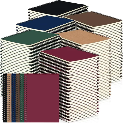 Vista 25 de Yahenda Cuaderno de Espiral al Por Mayor A5 Diario Rayado 8.3'' x 5.5'' Papel de Composición para Escritura Bloc de Notas Pequeño Cuaderno