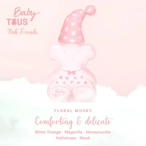 Vista 3 de TOUS Colonia de bebé para niños y niñas. Perfume fresco y polvoriento, aroma suave para bebés y niños pequeños. Regalo ideal para bebés, 3.4 onzas