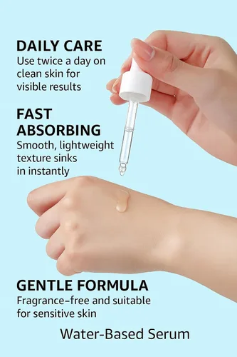 Vista 6 de Set de suero de ácido salicílico con colágeno, mejora la textura de la piel, minimiza los poros, equilibra el aceite, para piel propensa al acné