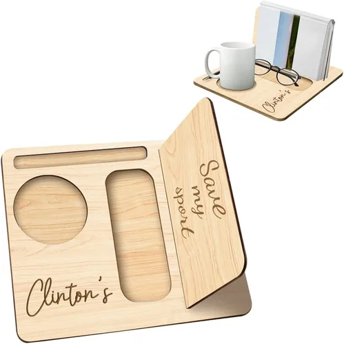 Vista 7 de Estantería personalizada con diseño de flor de nacimiento de madera de roble macizo, soporte para libros de madera con texto personalizado, soporte