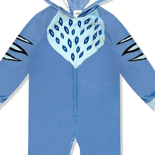 Vista 5 de Kpop Demon Hunter - Pijama de una pieza con capucha para niños y niñas, con cremallera, licencia