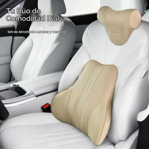 Vista 8 de Coverado Almohada ergonómica para reposacabezas de automóvil, almohada ergonómica de espuma viscoelástica para el cuello del auto para asiento