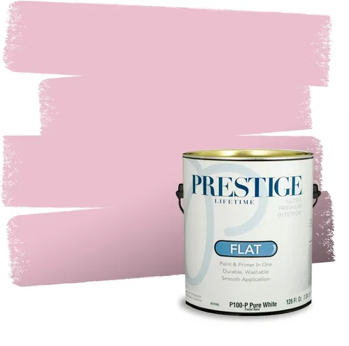 Vista 236 de Prestige Paints Pintura exterior e imprimación en uno, 1 galón, plano, coincidencia comparable de Valspar* Amber Rose*