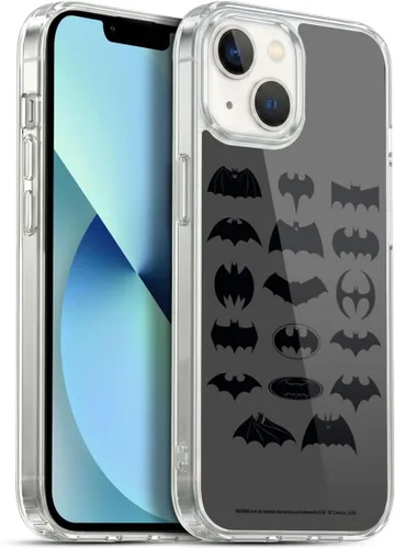 Vista 179 de Head Case Designs Funda de gel con licencia oficial de Batman DC Comics Bat Signal Logos [protección de grado militar] compatible con Apple iPhone 7