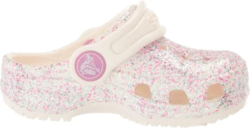 Vista 6 de Crocs Zuecos clásicos con purpurina niño pequeñoniño grande