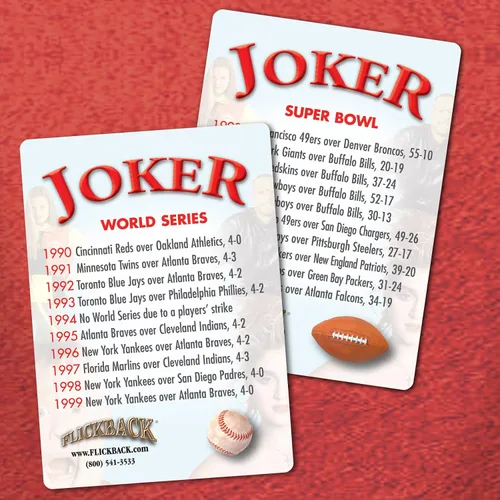 Vista 5 de Flickback 1993 Trivia Playing Cards: 30º cumpleaños o tarjetas de aniversario