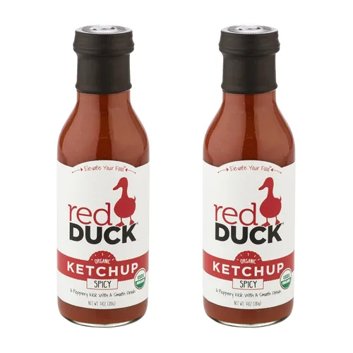 Vista 11 de Red Duck Ketchup orgánico original, sin gluten, totalmente natural, 14 onzas