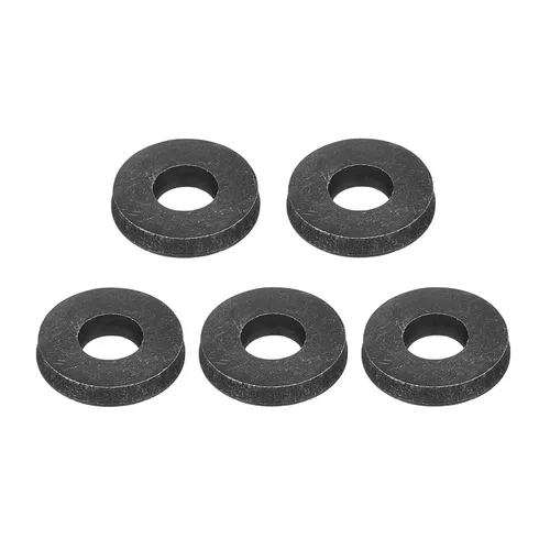 Vista 54 de Uxcell Arandela plana de acero al carbono para pernos M8, 10 piezas M8 x 16 x 1.5mm, aleación de acero negro oxidado de grado 8.8, sujetadores