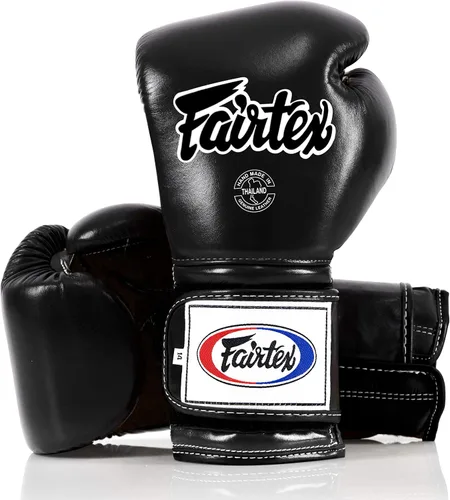 Vista 23 de Fairtex BGV9 Muay para boxeadores profesionales y entrenadores Guante de estilo mexicano para golpeadores duros Guantes MMA para artes marciales