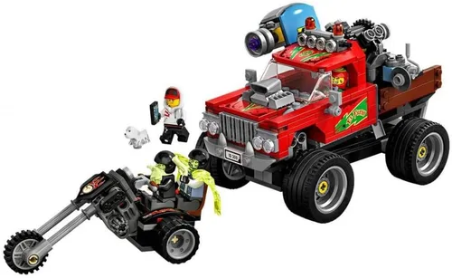 Vista 4 de LEGO Hidden Side El Fuego's Stunt Truck 70421 Kit de construcción, juego fantasma para niños y niñas de 8 años en adelante, juego interactivo