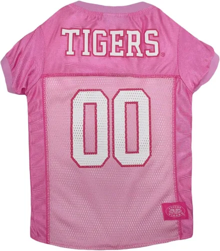 Vista 7 de Pets First Camiseta de la NCAA para perros y gatos, camiseta rosa de California Golden Bears, talla XS. Lindo traje rosa para mascotas