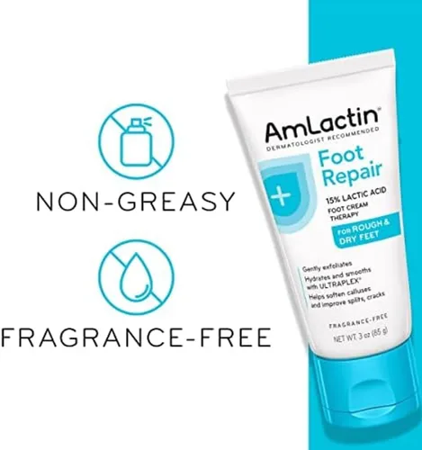 Vista 2 de Amlactin, terapia de crema de pies, 3 oz, NA, 2, 2