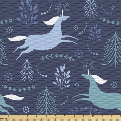 Vista 16 de Ambesonne The Yard - Tela de gato con temática de bosque, diseño de animales en barcos, diseño creativo náutico de vida silvestre, tela decorativa
