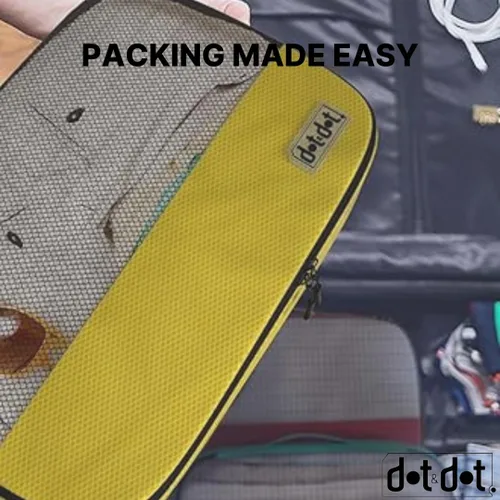 Vista 6 de Cubos de embalaje pequeños para maletas, juego de 5 piezas, bolsas organizadoras de viaje para equipaje de mano