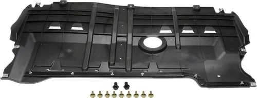 Vista 3 de Dorman 924-015 pantalla protectora de motor central inferior delantera compatible con modelos Mazda seleccionados