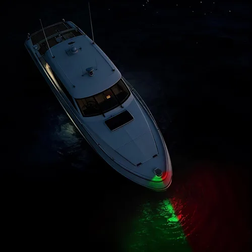 Vista 9 de Obcursco Luces de Navegación para Barco, Luces LED Marinas de Proa Verdes y Rojas, IP67 Impermeable, Resistente a la Oxidación, Ideal para Pontón