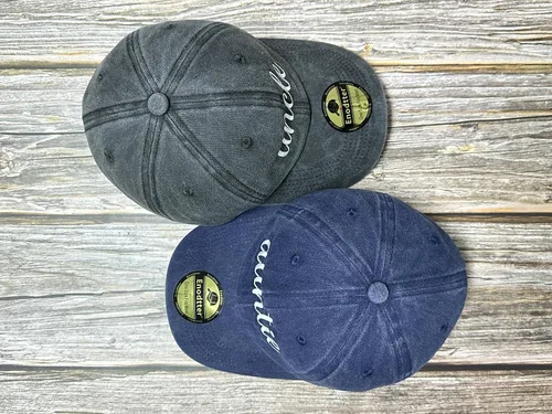 Vista 13 de Sombreros bordados para tío tía, abuelo, abuela, mamá, mini