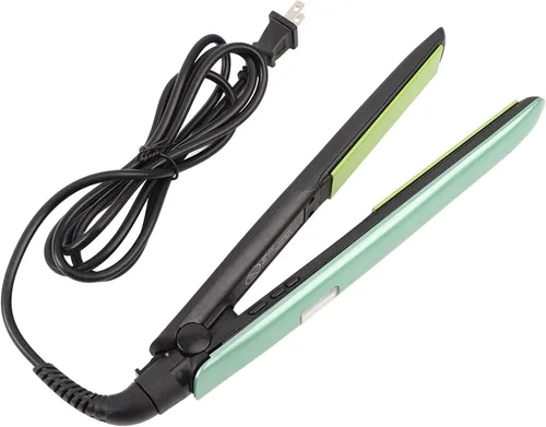 Vista 9 de Plancha de pelo de doble uso, cable, calor frontal adecuado para salón de belleza y uso doméstico, enchufe de EE. UU. 110-220V