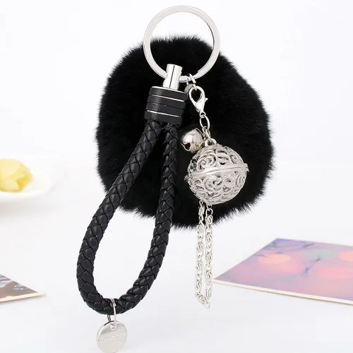 Vista 2 de Sandistore125 Tarro de fruta de fresa en aceite llavero rosa tierna chica corazón bolso colgante exquisito moda coche grande O Key