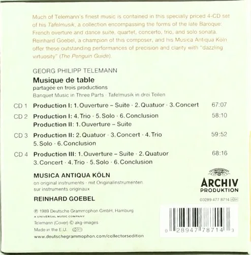 Vista 2 de Telemann Tafelmusik
