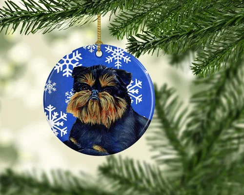 Vista 63 de Caroline's Treasures Cavalier Spaniel - Adorno de cerámica para colgar en el árbol de Navidad, para el hogar, Navidad, fiestas, regalo, 3 pulgadas