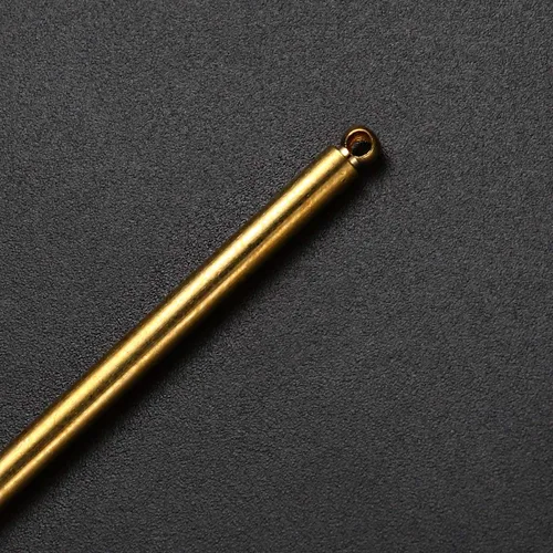 Vista 4 de Beaupretty 10 unidades de palillos de pelo vintage de metal cobre horquillas chal con agujero para las mujeres