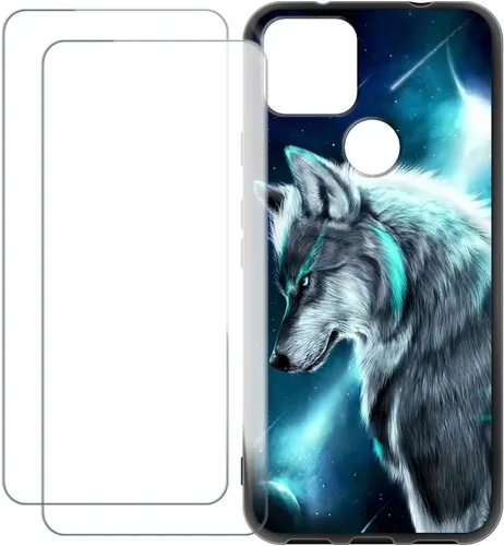 Vista 9 de Compatible with Google Pixel 5A 5G Case Colorful Custom Cover with 2 Pack Tempered Glass Screen Protectors - Shockproof Scratch-Resistant