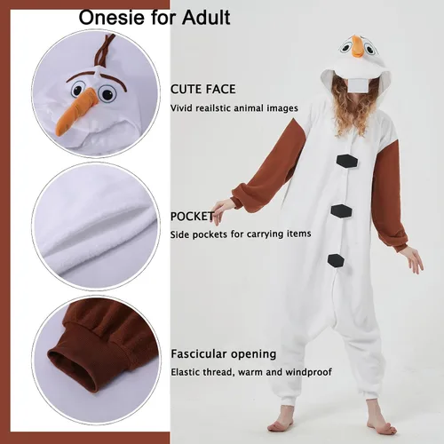 Vista 6 de SWEETXIN Pijama unisex para adultos y niños, para Halloween, Navidad, ropa de dormir, traje de cosplay para mujeres y hombres