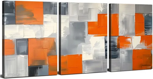 Vista 7 de AIYISU 3 piezas de arte de pared de cocina con copas de vino para decoración de pared del comedor Cuadros de copas de vino en teja, gris y oro
