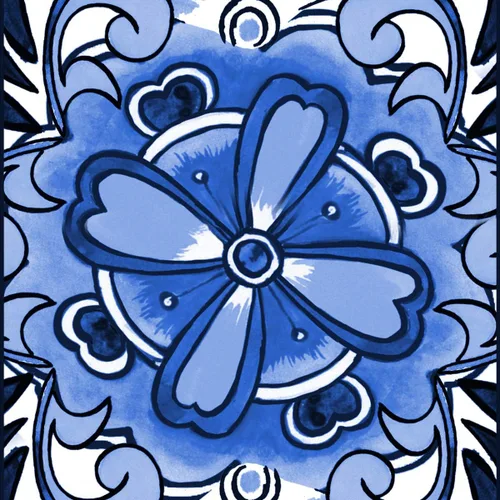 Vista 3 de Prepara Bandeja individual apta para lavavajillas, color azul (paquete de 2)