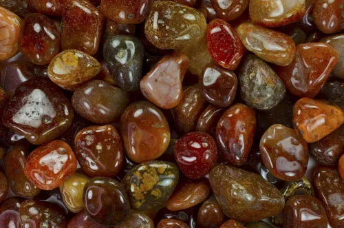 Vista 8 de Fantasia Materiales: 1 libra Piedras de Amazonita de grado B de Brasil - Pequeñas - 0.75" a 1.25" promedio