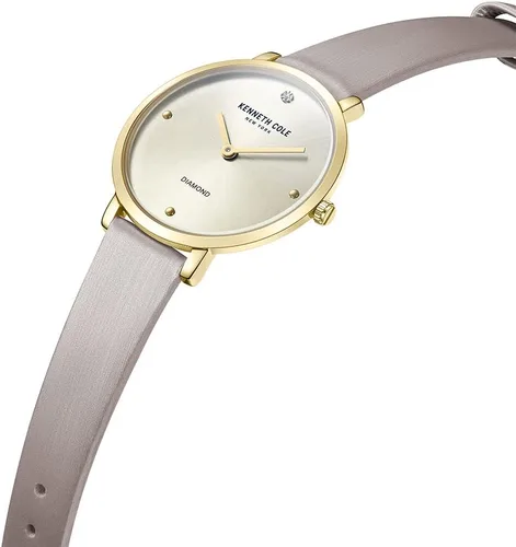 Vista 2 de Kenneth Cole New York Reloj con esfera de diamantes para mujer, reloj de lujo para mujer, reloj de acero inoxidable, cuerda automática automática