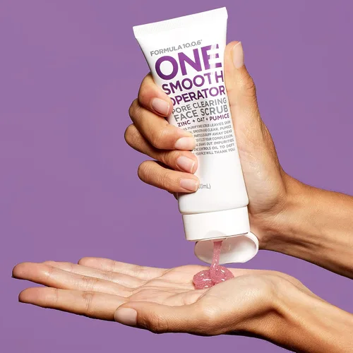 Vista 9 de Formula 10.0.6 Un operador suave (3.4 onzas líquidas) exfoliante facial para limpiar poros que deja la piel fresca, suave y clara, vegano, sin