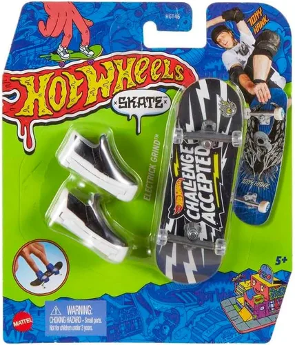 Vista 2 de Hot Wheels Skate Board 28 Shoe 3 Vehículo de juguete para niños a partir de 5 años