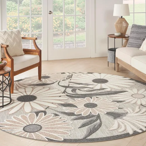Vista 52 de Nourison Home Aloha - Alfombra beige de 2 pies 3 pulgadas x 12 pies, fácil de limpiar, no se desprende, para dormitorio, sala de estar, comedor