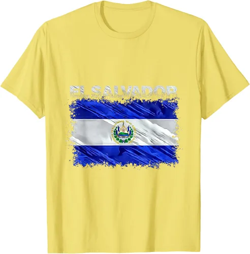 Vista 35 de Camiseta El Salvador, Negro