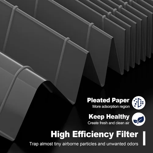 Vista 6 de 116130 Filtro de Repuesto H Removedor de Humo para Purificador de Aire Winix 5500-2 AM80 Plasmawave, Paquete Combinado de Filtro HEPA Verdadero