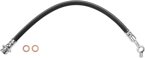 Vista 2 de 2 piezas de manguera hidráulica de freno delantero línea de freno para Nissan Frontier 2005-2017 compatible con Nissan NP300 2009-2013 compatible