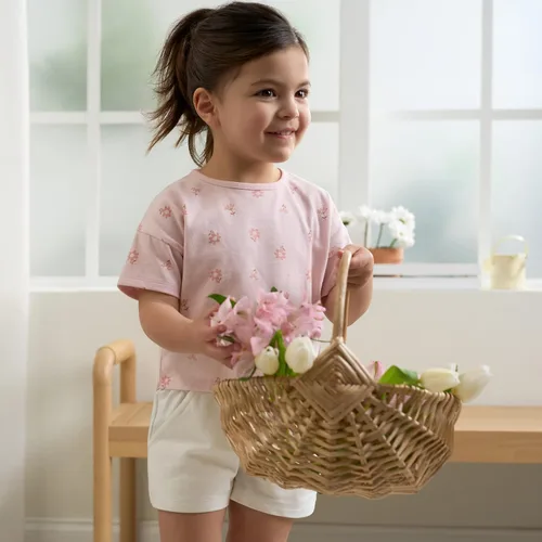 Vista 5 de Gerber baby-girls Toddler 3-pack Short Sleeve Tees