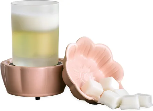 Vista 7 de Candle Warmers ETC Beach Glass - Calentador de fragancia 2 en 1