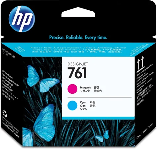Vista 2 de HEWLETT PACKARD HP 761 - Cian, Magenta - cabezal de impresión