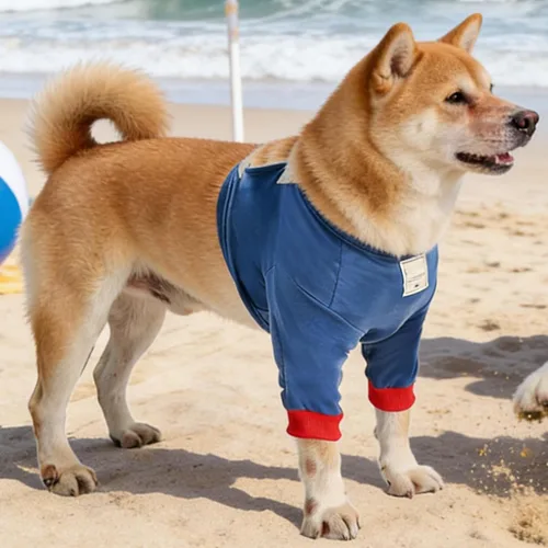 Vista 3 de Coderas ajustables para perro, protección suave y lavable para las piernas, heridas antilamidas con correa segura, rodillera