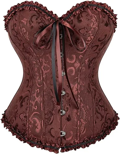 Vista 183 de SZIVYSHI Corsé para mujer, lencería moldeadora, body con cintura de encaje